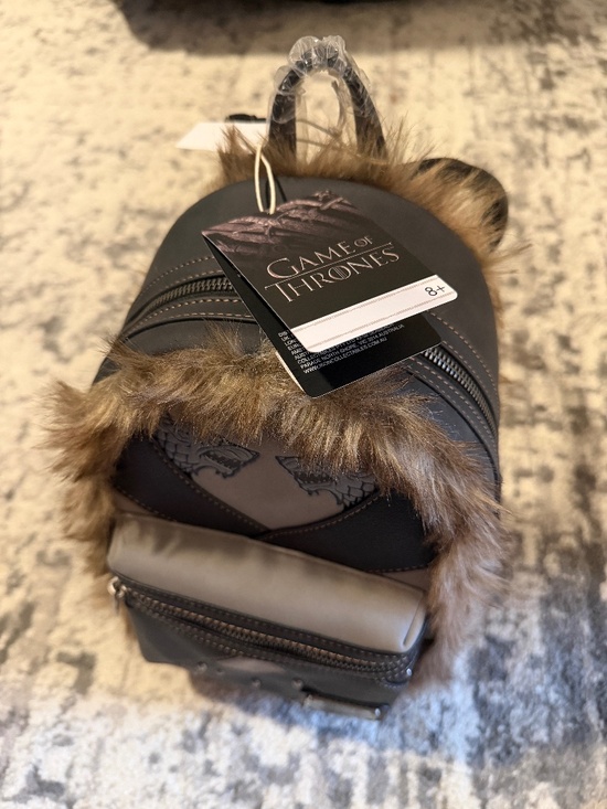 RARE NWT Loungefly Game of Thrones House Stark Bag main image 4